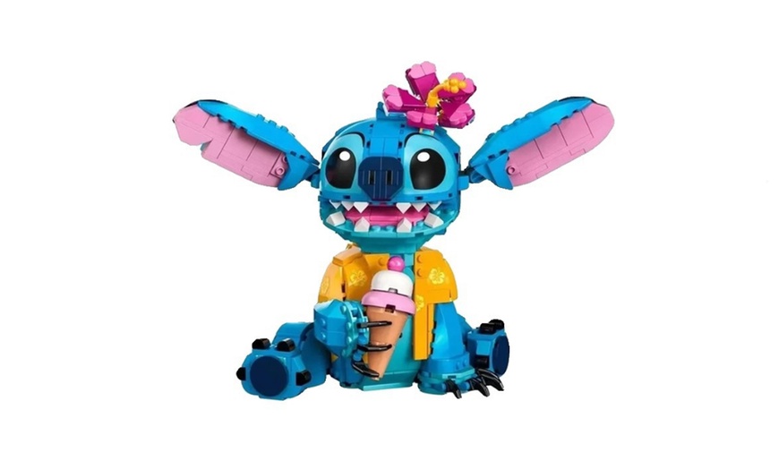 Image 2: Stitch Inspired Building Block Kit