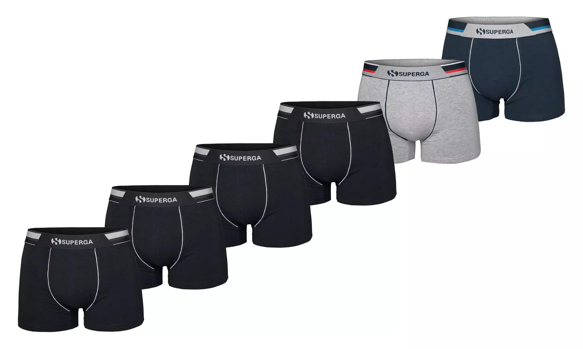 6 paia di slip o boxer Superga