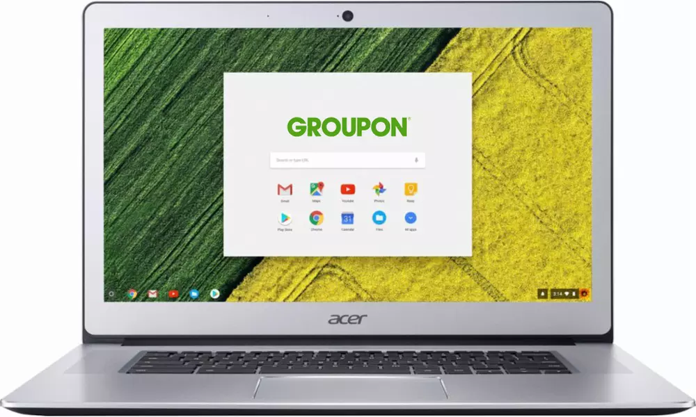 Acer Chromebook 15.6" Touchscreen Laptop with 1.1GHz Intel Pentium Processor, 4GB RAM, and 32GB Storage (Refurb A-Grade) - Primary Image