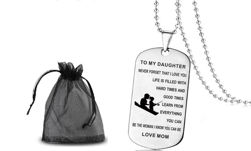 Image 3: Love Message Necklace