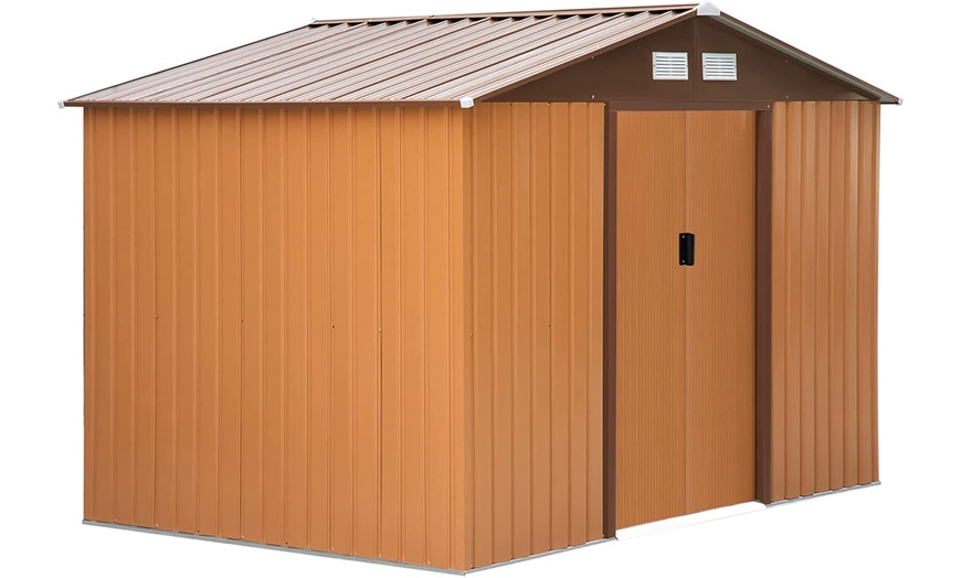 Image 13: Outsunny Durable and Easy Assembly Garden Shed 