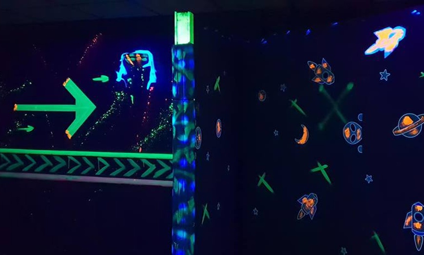 Image 2: Two Laser Tag Games for One