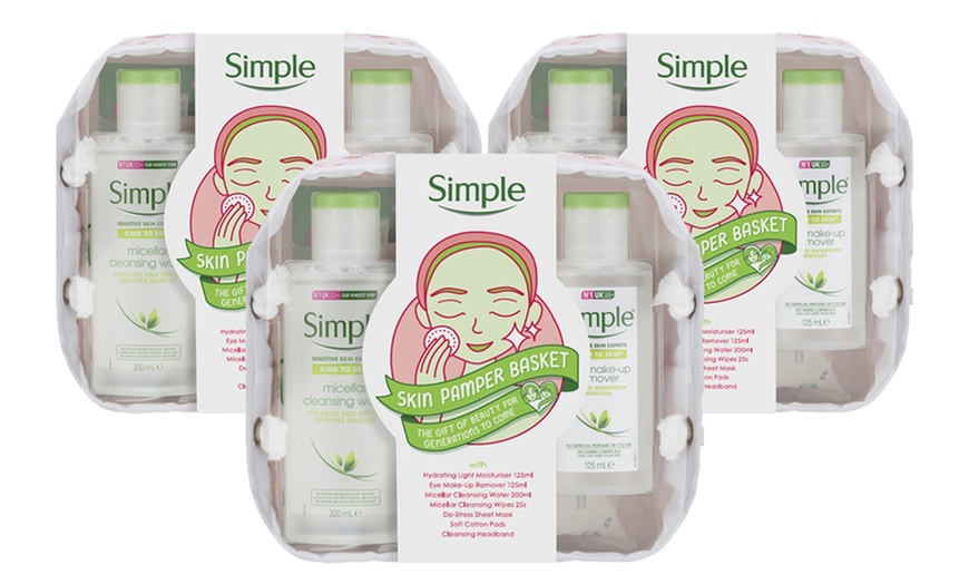 Image 2: Simple Skin Pamper Basket Gift Set