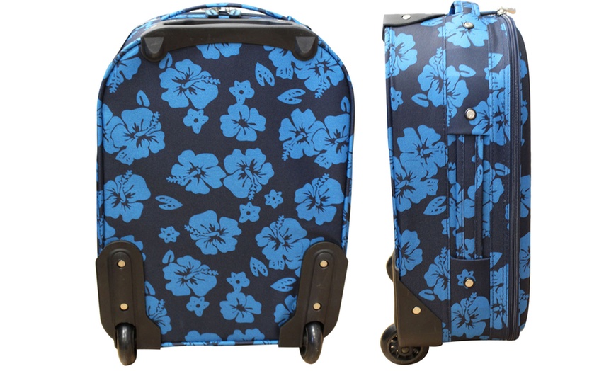 Image 6: Five Soft Shell Suitcases