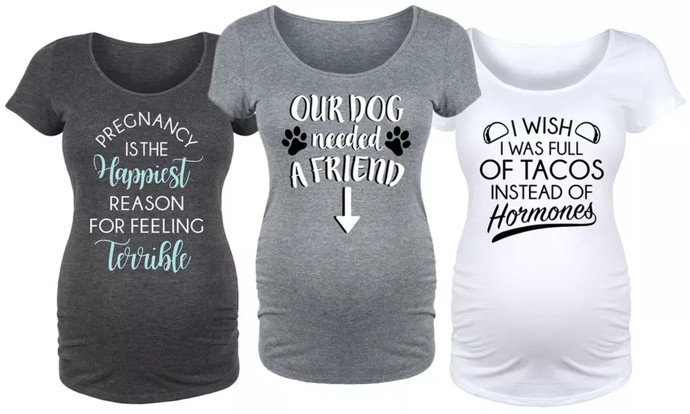 Bloom Maternity Women's Humorous Maternity Tees - Primary Image