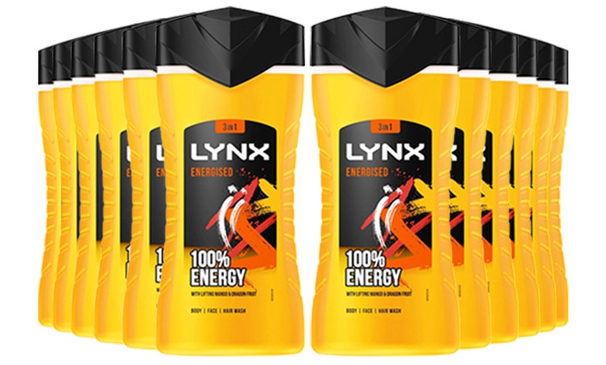 Image 34: Up to 12 225ml Bottles of Lynx Shower Gel