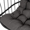 Image 49: Outdoor Cosy Rattan-Effect Hanging Egg Chair with Cushion