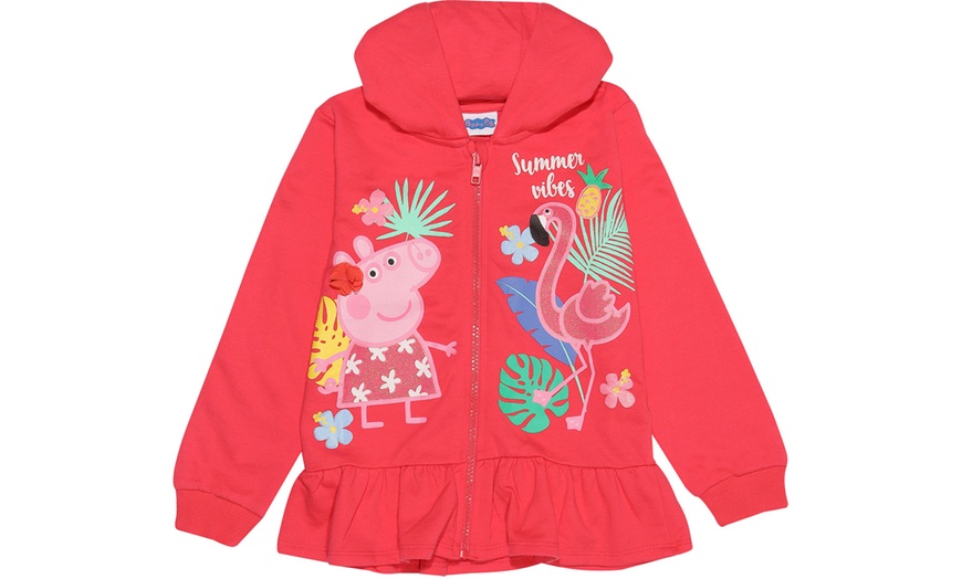 Image 1: Peppa Pig Kids' Zipped Hoodie