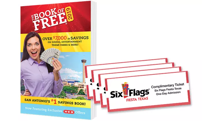 2 or 4 Six Flags Tickets with 1 or 4 Savings Books and Optional $25 IHOP Gift Certificate (Up to 83% Off) - Primary Image