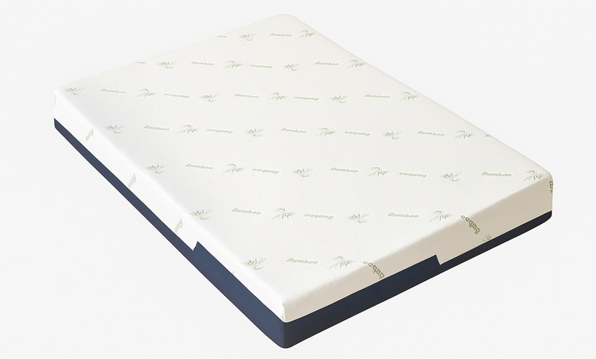 Image 6: Colchón con espuma viscoelástica, funda de bambú, de Sampur