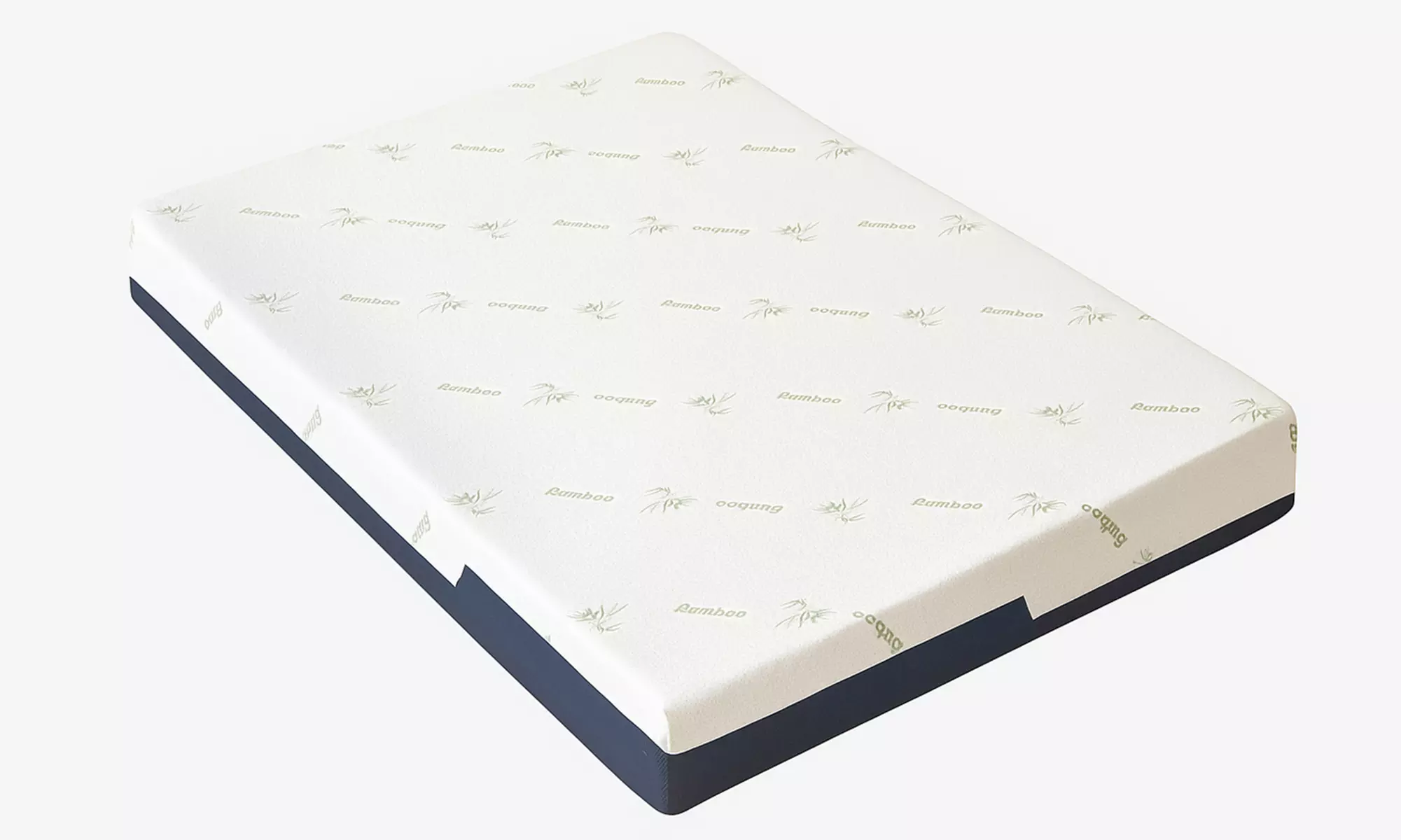 Colchón con espuma viscoelástica, base de espuma HR+ con zonas ergonómicas y funda de bambú de Sampur, envío gratuito - Second Medium