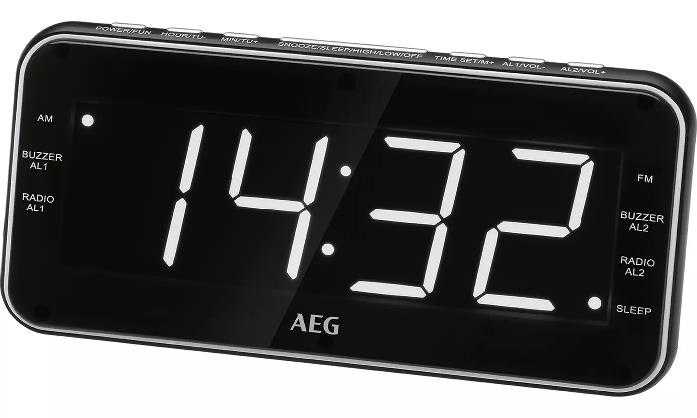 Radio réveil grand écran avec projecteur - Primary Image