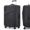 Image 10: KONO Lightweight Soft Shell Suitcase Set TSA Lock Wet/Dey Compartment