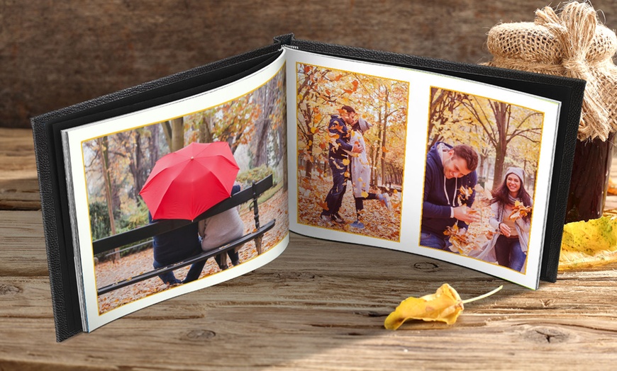 Image 2: Personalised Leather Photo Book