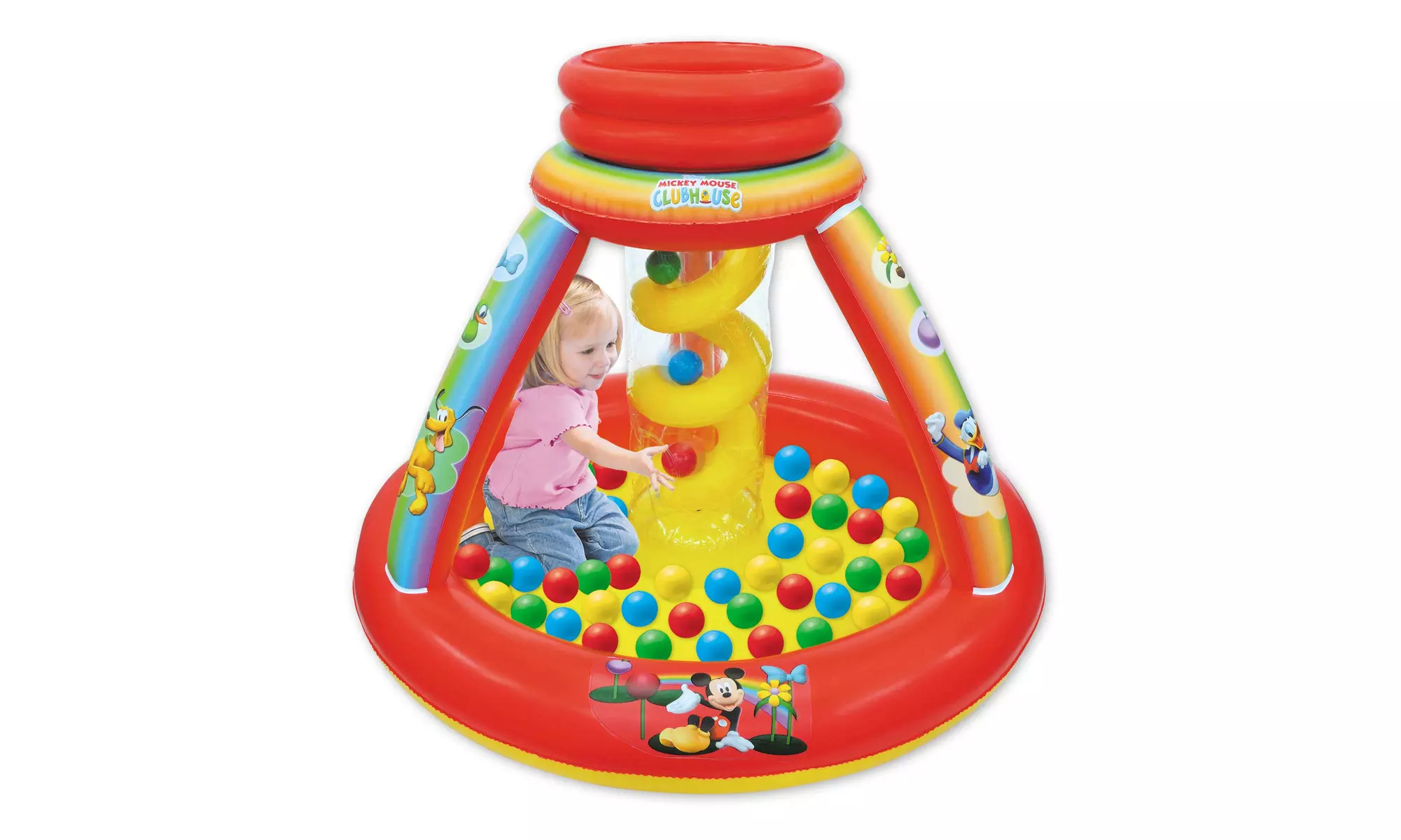 Disney's Mickey Mouse Inflatable Color Adventure Playland with 50 Balls - Primary Image