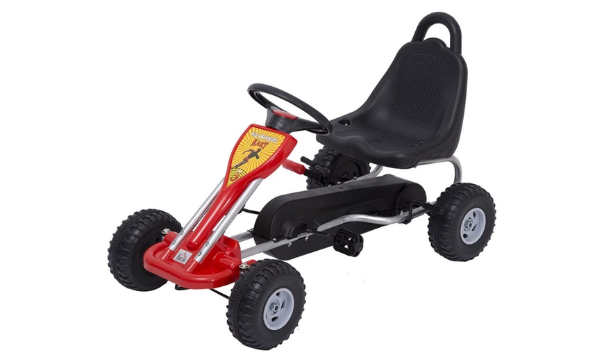 Image 24: HomCom Kids Go Kart Riding Toys