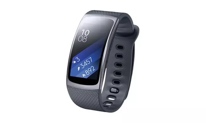 Samsung Gear Fit2 GPS with Heart Rate Monitor - Large (Black) at Swiftronics  - Primary Image