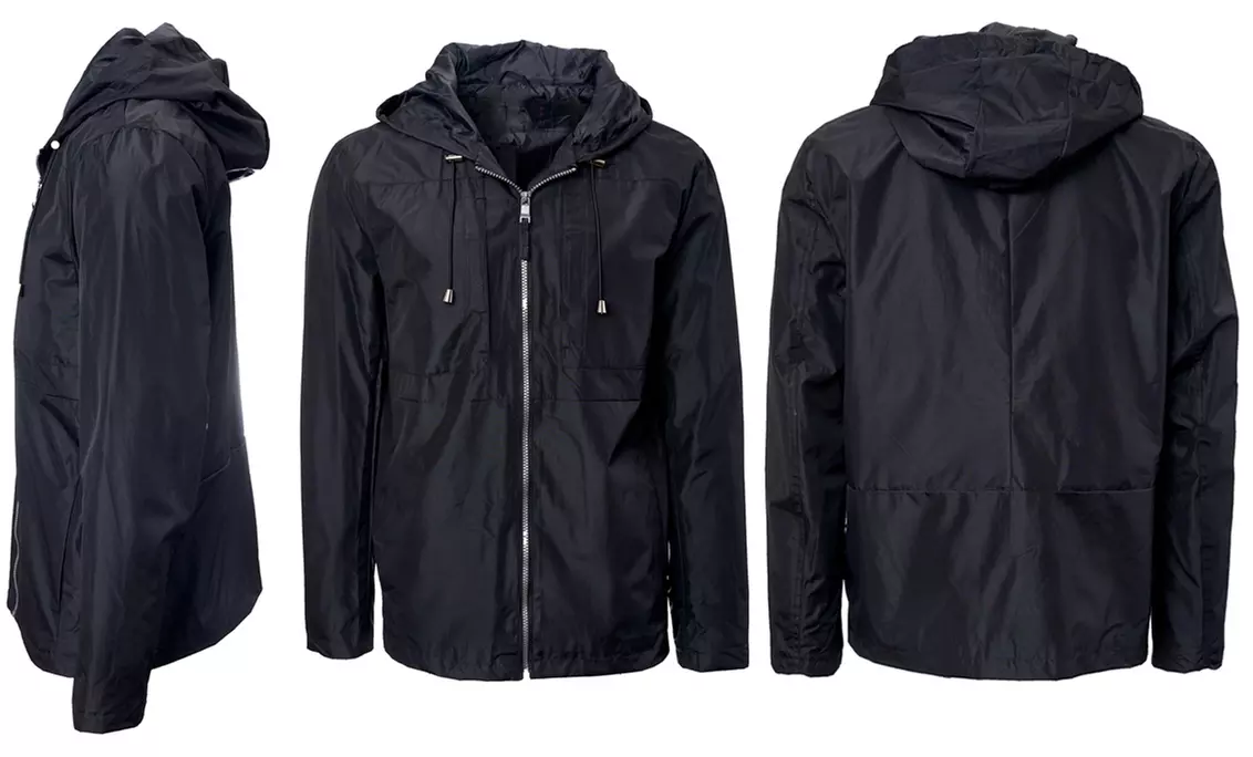 Men's Lightweight Anorak Jacket with Hood - Second Medium