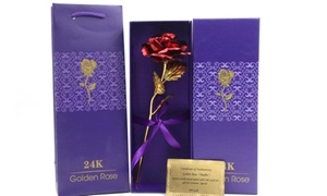 24-Carat Gold-Plated Rose