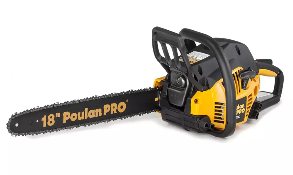 Poulan Pro 18" Ergonomic Self-Oiling Chainsaw - Primary Image