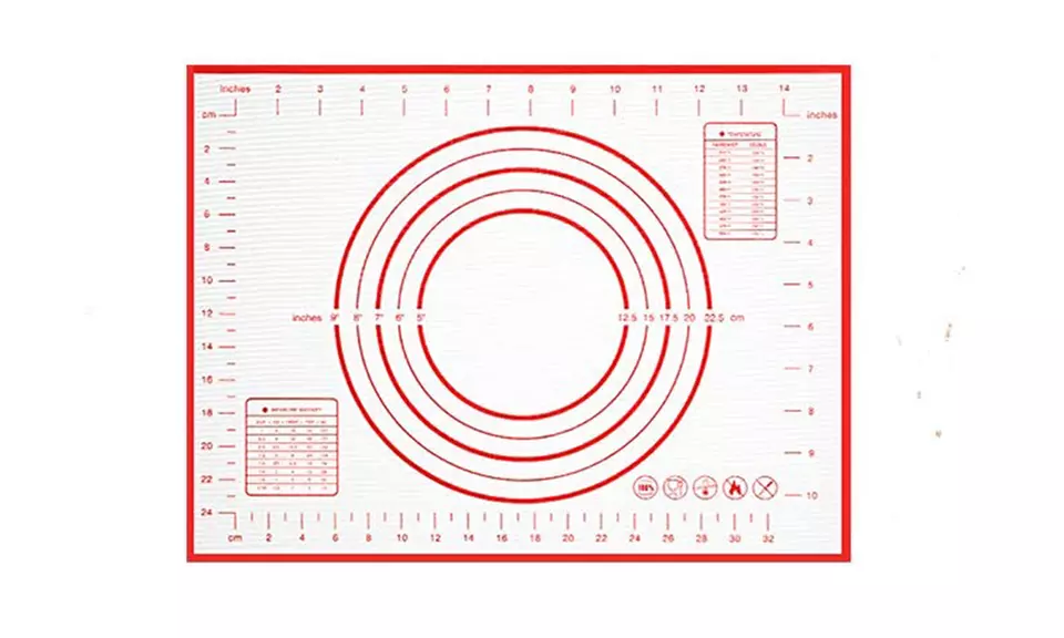 1x oder 2x Antihaft-Silikon-Backmatte
