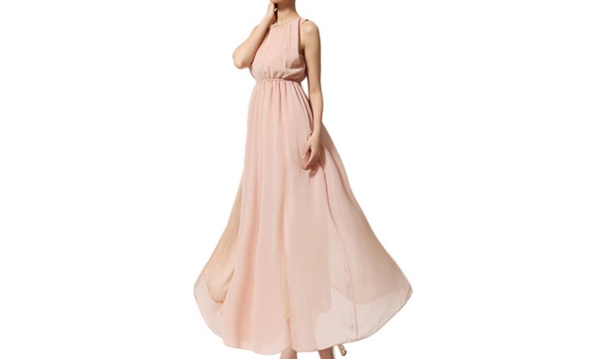 Image 4: Chiffon Maxi Dress