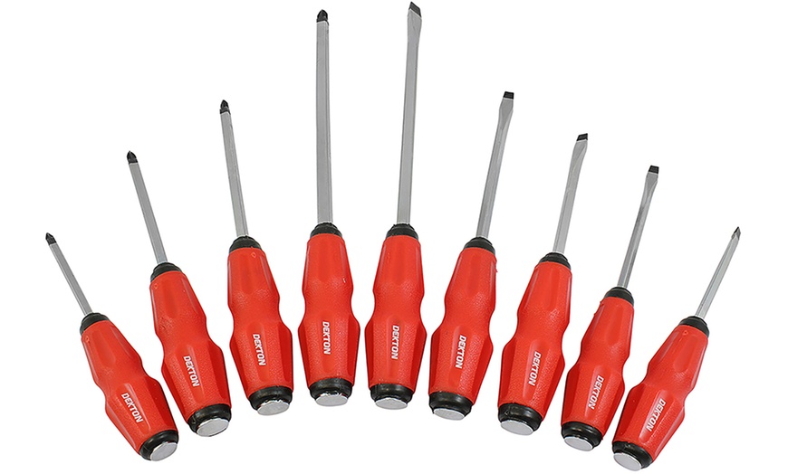 Image 2: Dekton Nine-Piece Screwdriver Set