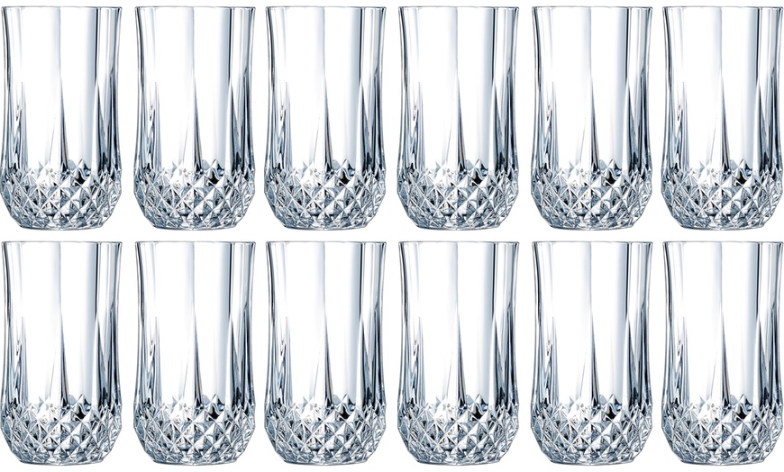 Image 14: 6 or 12 Crystal Tumbler Glasses