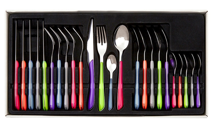 Image 1: Zuma 24-Piece Cutlery Set