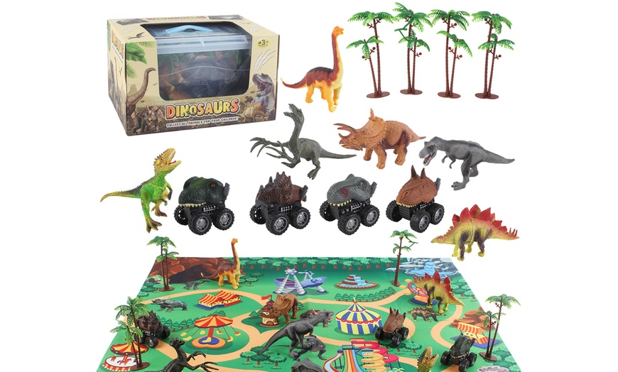 Image 1: Dinosaurs Play Set