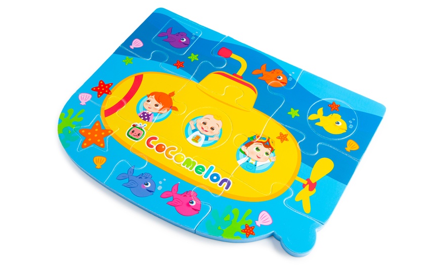 Image 2: One or Two CoComelon Ocean Bath Puzzle