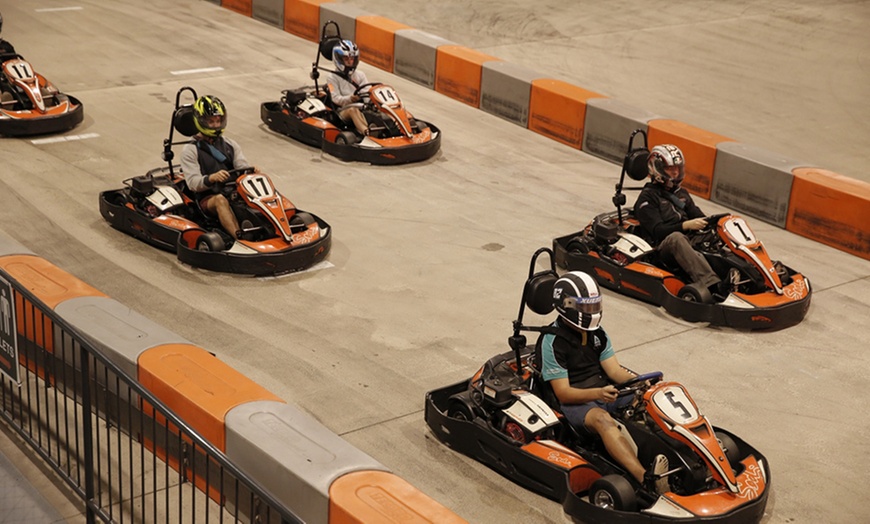 Image 1: Karting and Burgers