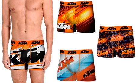 Pack de 3 boxers de la marque KTM pour homme