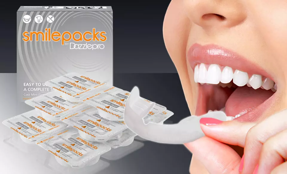 $24.99 for a 7-Day Smilepacks Teeth-Whitening Kit ($129.99 List Price). Free Shipping. - Primary Image