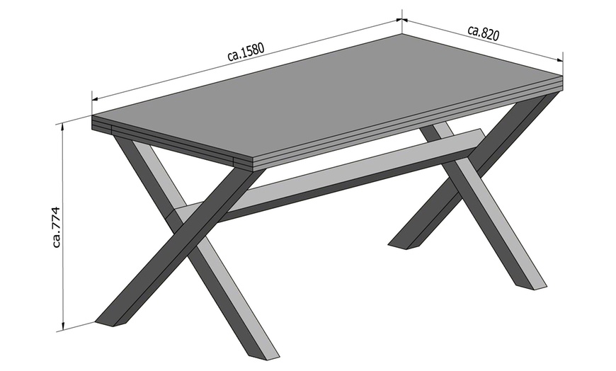 Image 16: Mesas de comedor industriales