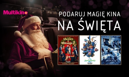 Bilet do Multikina (w pakiecie rodzinnym 4 biletów na wszystkie miejsca) - Multikino