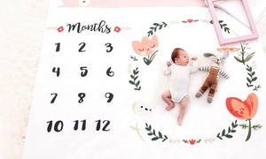 Baby's Monthly Milestone Blanket