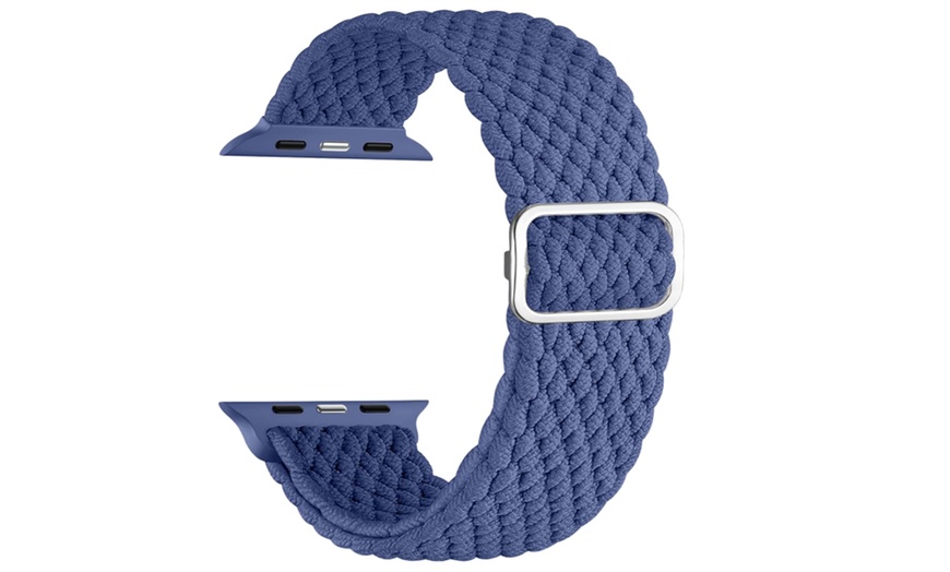 Image 4: Bracelet tressé compatible Apple Watch