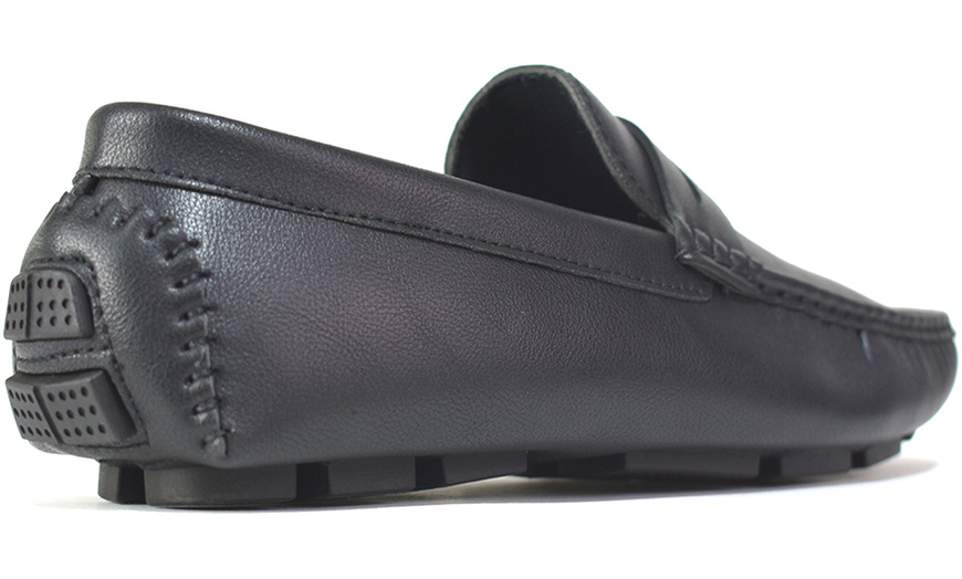 Image 22: Leather Slip-On Shoes