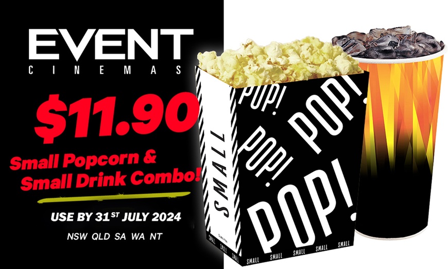 Image 3: Adult or Child Entry or Small Drink & Popcorn Combo at Event Cinemas