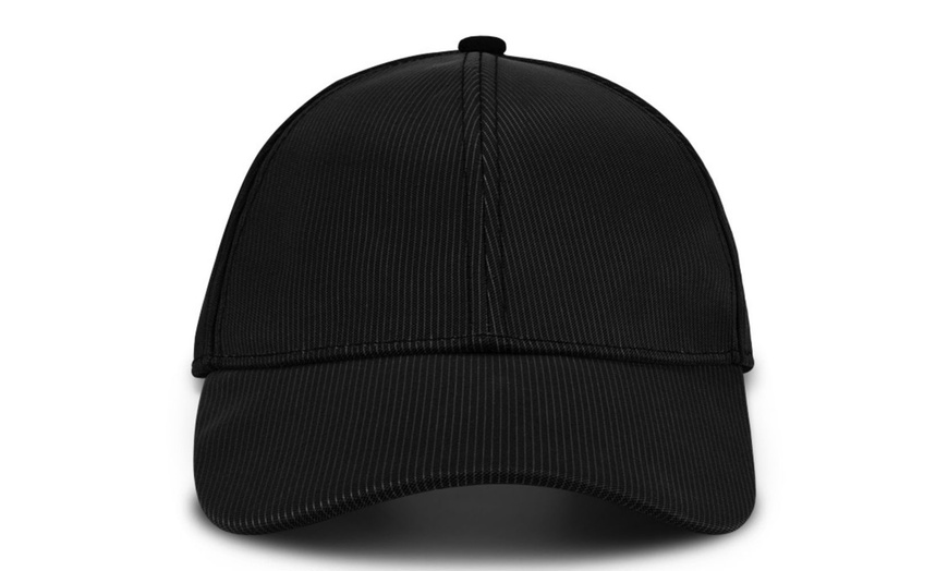 Image 2: LED Fiber Optic Light-Up Baseball Cap