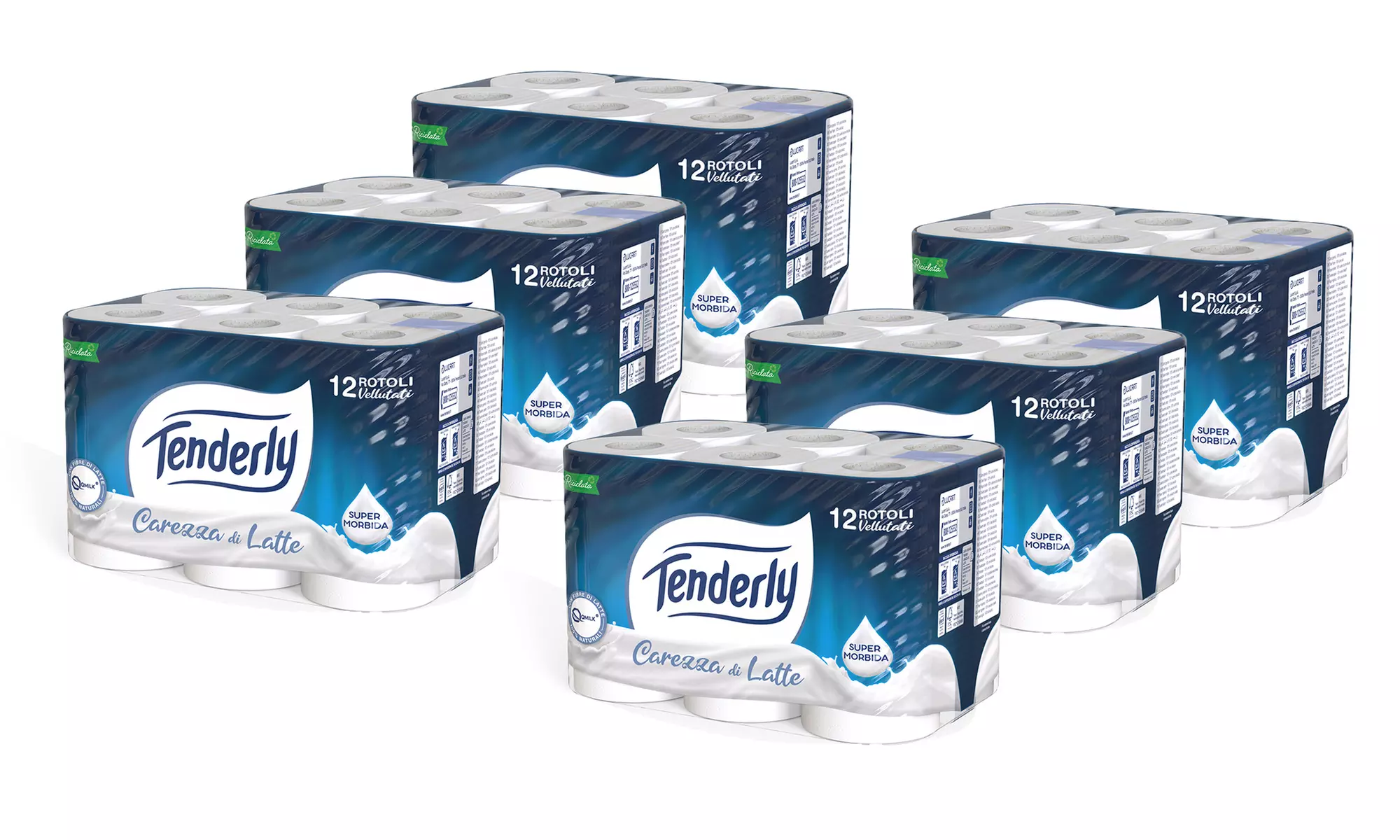 72 rotoli di carta igienica Tenderly