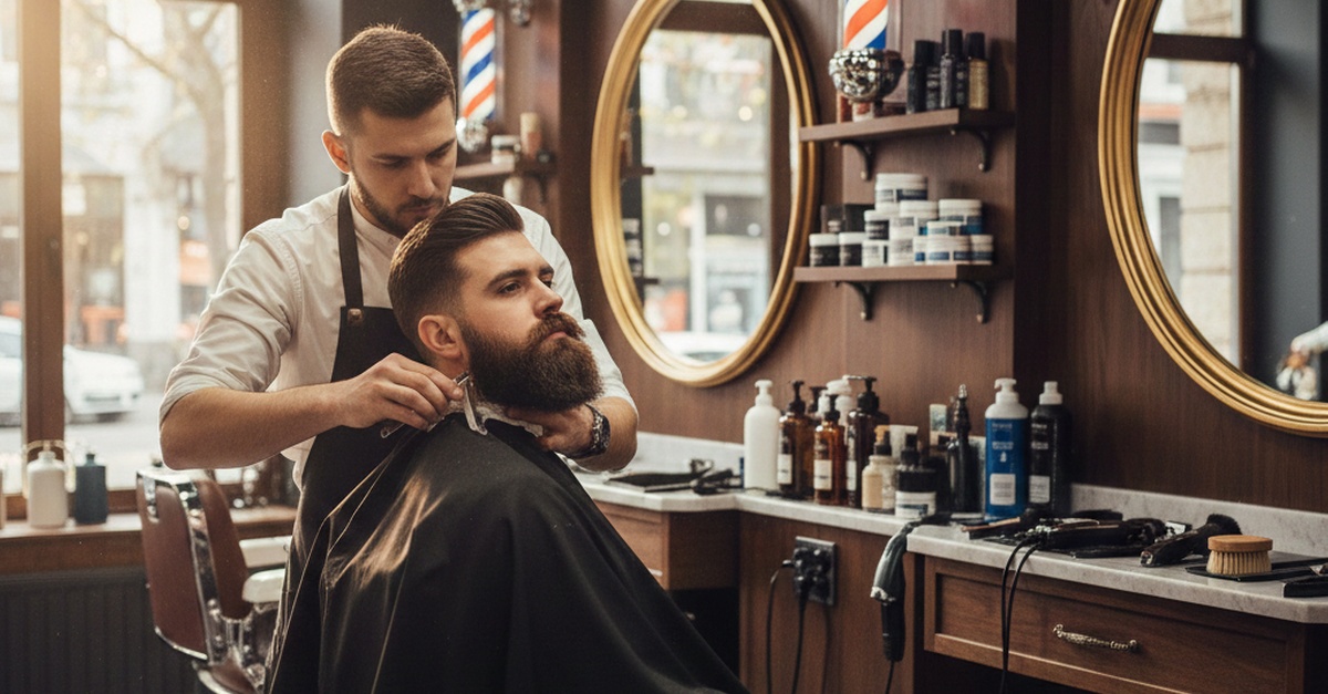 Servicio de peluquería para hombre con opción de arreglo de barba en Madrid