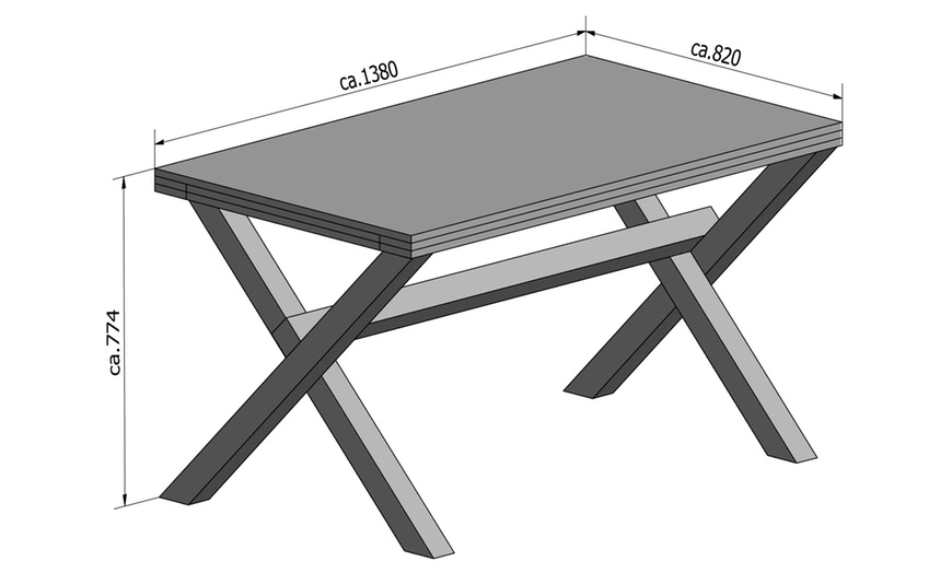 Image 15: Mesas de comedor industriales