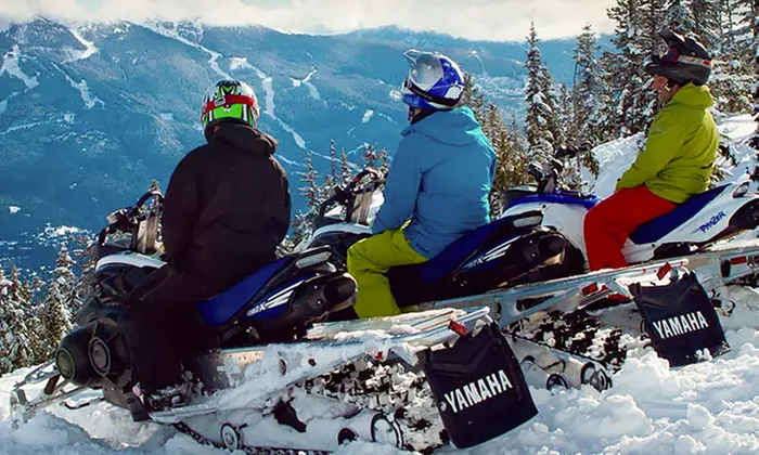 Beginner or Intermediate Snowmobile Tour for One, Two, or Four from The Adventure Group (Up to 18% Off) - Second Medium