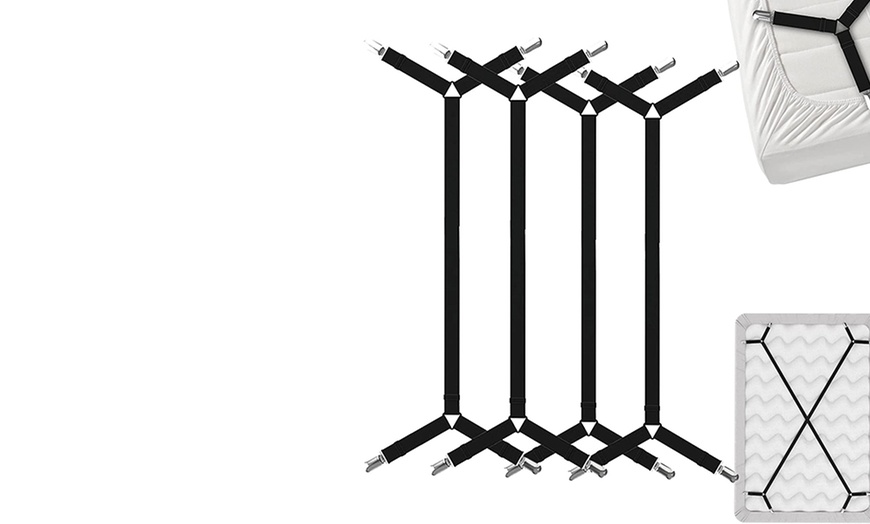 Image 5: 2 ou 4 tendeurs pour draps croisés réglables