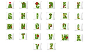 Christmas Letter Pillow Cover