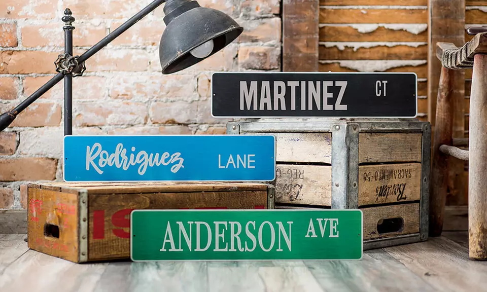 Personalized Aluminum Street Signs (Up to 61% Off) - Primary Image