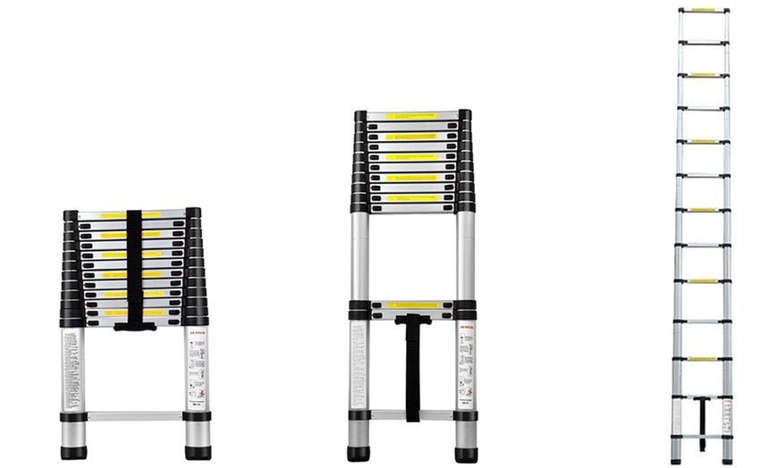 Image 3: Scala telescopica in alluminio