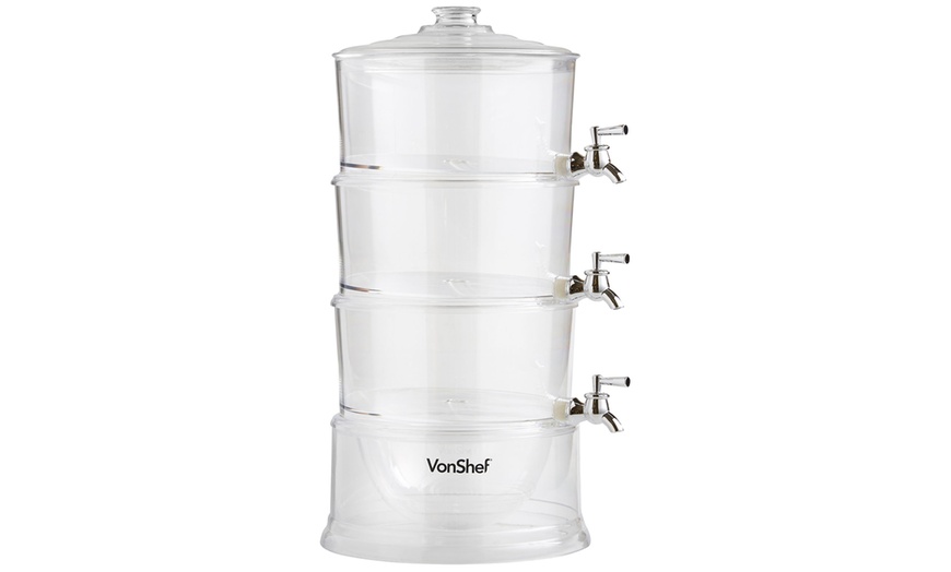 Image 7: VonShef 3-Tier Drinks Dispenser